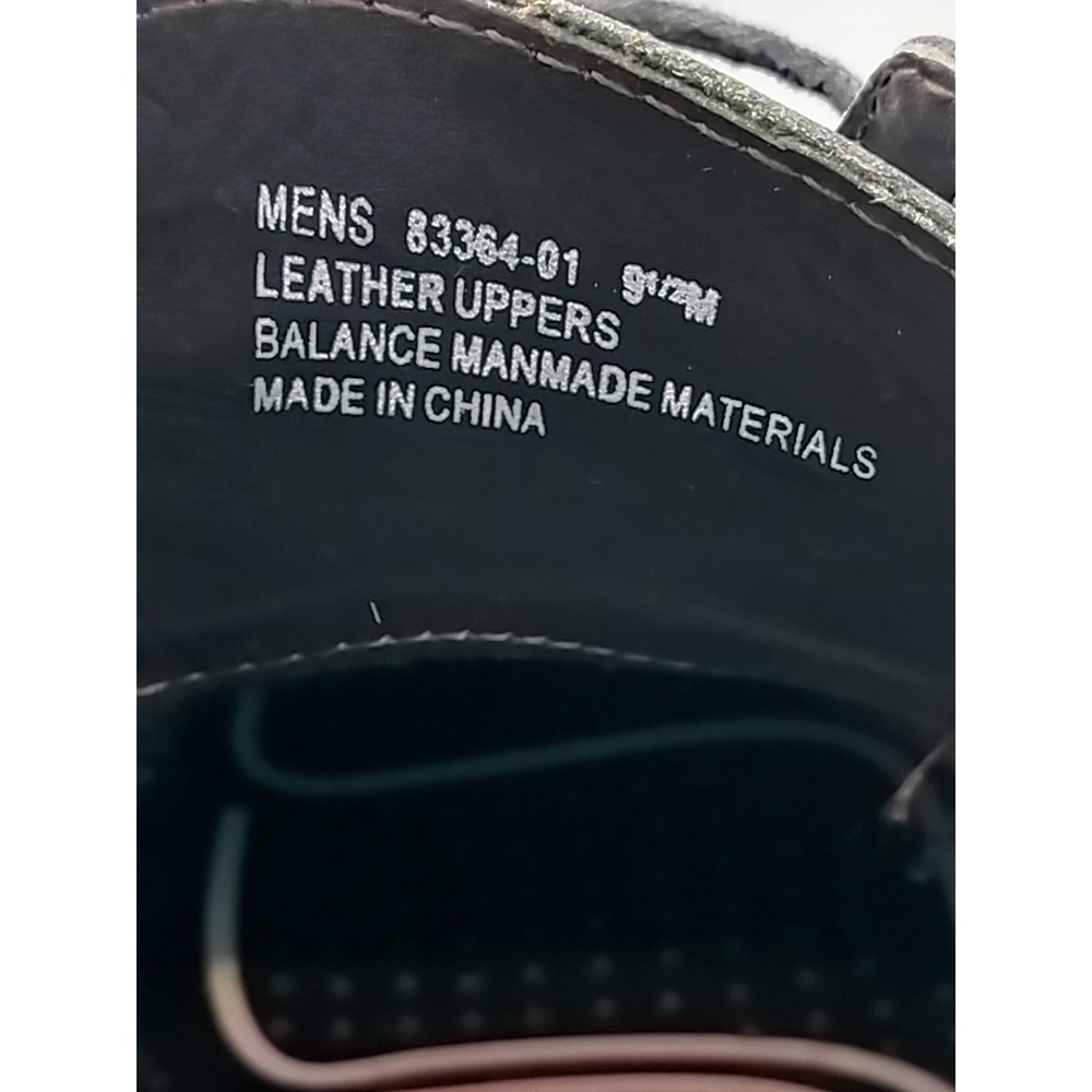Nunn Bush Leather Dress Shoes 83364-01 Comfort Oxfords Black Mens 9.5M Formal - Picture 8 of 11